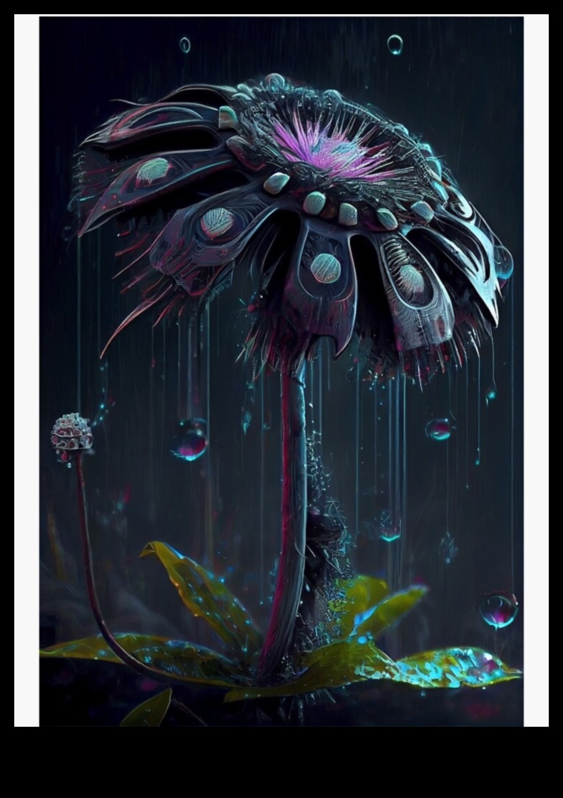 פרחים עתידניים: הדפסים בוטניים קח תפנית מדע בדיוני