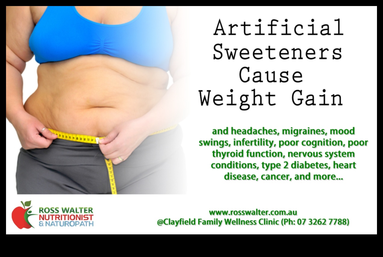 השפעתם של ממתיקים מלאכותיים על דיאטות לעלייה במשקל