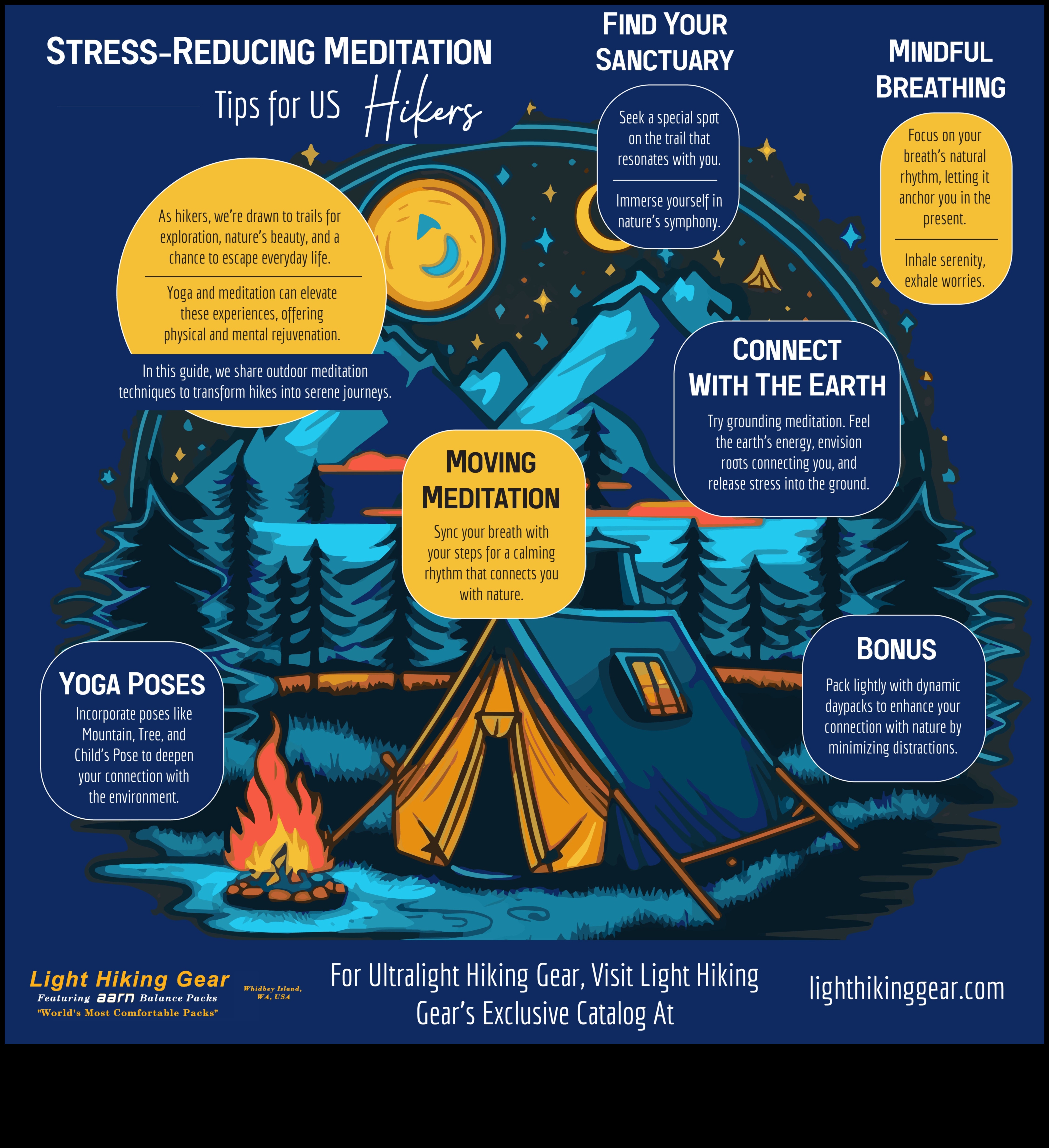 שבילים שלווים: ניווט הפגת מתחים עם אורח חיים מודע