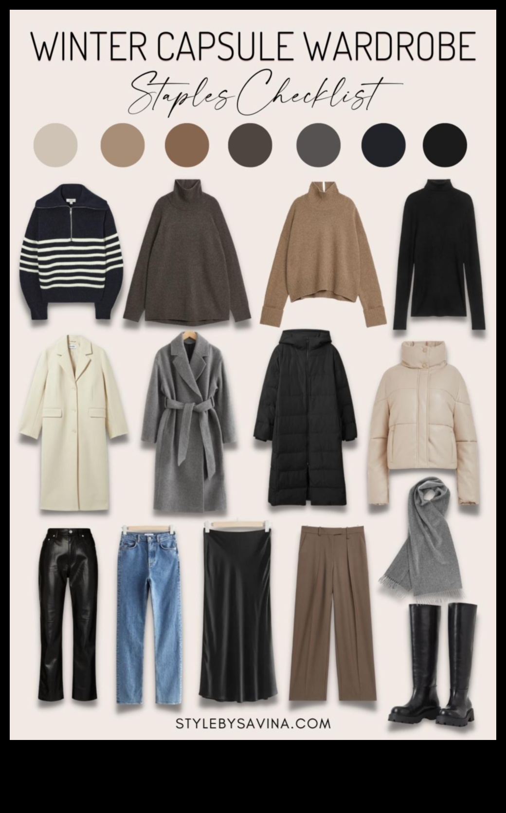 נפלאות ארון החורף: יסודות אופנתיים למזג אוויר קר