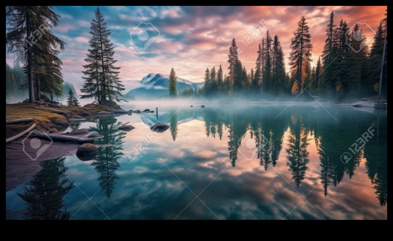 הרמוניה בטבע: אוסף של נופים שלווים בכל פריים