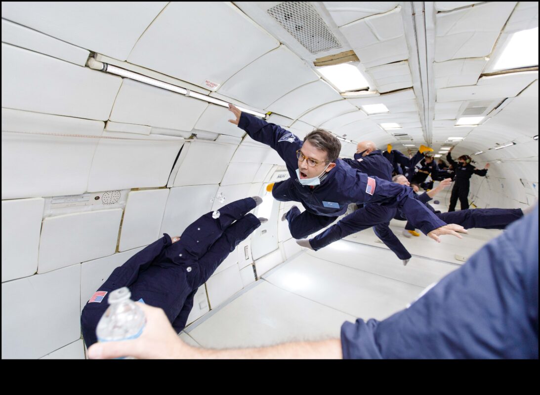 מסעות ללא משקל: על סיפון ספינות החלל של אפס כבידה